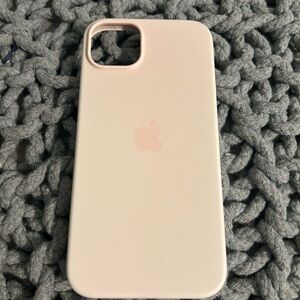 Apple Pink Silicone iPhone Case